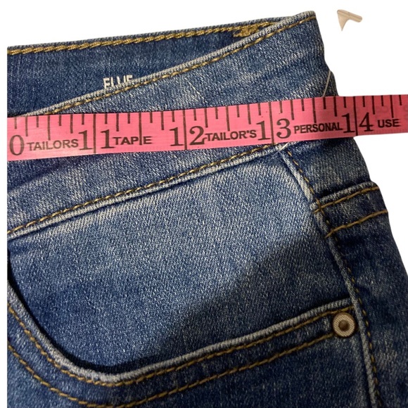 Velvet Heart mid-rise flare crop jeans size 25 distressed Pom Pom size 25 NWT - Picture 11 of 13